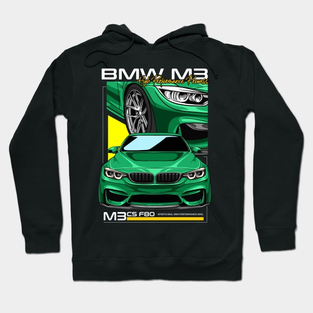 M3 F80 Fanatic Hoodie by Harrisaputra